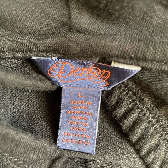 NWT Dereon open Back hoodie zip up dress size large - Picture 7 of 14